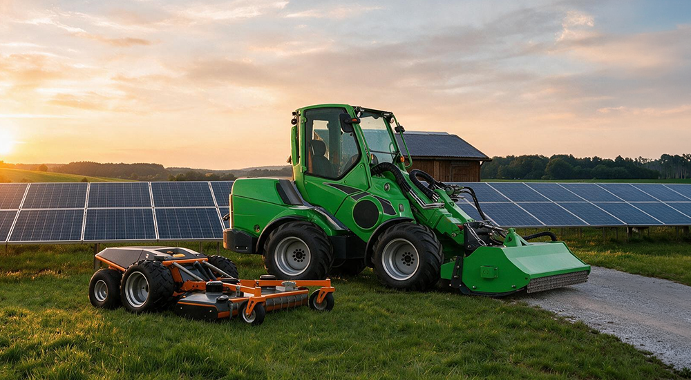 Grünpflege Solarparks Geräte